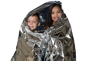 Kangaroo NASA Mylar Emergency Thermal Survival Heat Blankets Bulk.