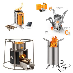 Selection of Camp Stoves for Camping, Hiking.