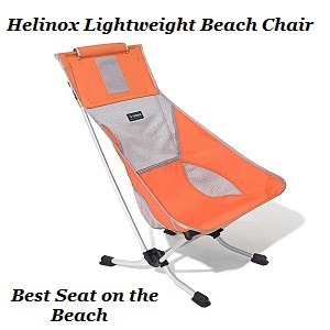 Stick your toes in the sand at the beach while sitting in the Helinox Beach Chair. Lightweight Helinox Beach Chair that folds easily for carrying.