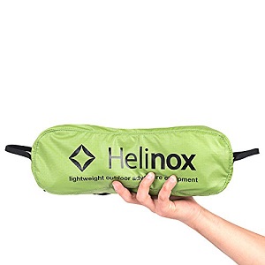 Carry Bag with Packed Helinox Chair One.