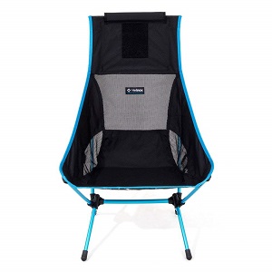 Comfortable High Back Helinox Chair Two for Backpacking and Camping Adventures.