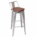 Andeworld Low Back Swivel Bar Stools, Weight Capacity 300 lbs.