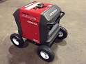 Honda EU3000is Portable Genertor All Terrain Wheel Kit with Never Flat Tires.