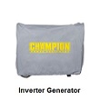 Water Resistant Vinyl Cover for Champion 3100 watt Inverter Generator, Manual and Remote Start.