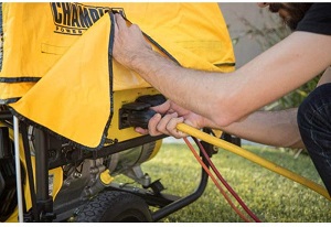 Champion Storm Shield severe weather portable generator covers by GenTent.