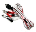 Honda Accessories DC Charging Cables, Alligator Clips with 10 Foot Cord.