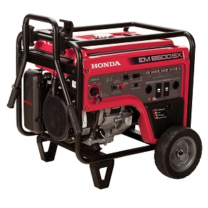 Honda EM6500sx 6500 watts Portable Generator with iGX Commercial Engine and Electric Start.