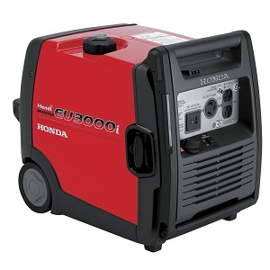 Honda Eu3000i Handi 3000 Watts Portable Quiet Gas Generator, Lightweight, Easy to Transport, great for small kitchen appliances and small AC units.