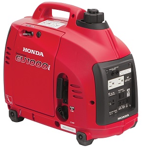 Honda Eu1000i 1000 Watt 1.8 HP Inverter Ultra Quiet Portable Gas  Generator for Camping, RV use and home power outages.