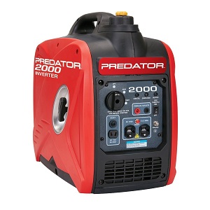 Predator 62523 2000 Peak / 1600 Running watts portable inverter generator quiet CARB.