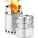 Solo Stove Stainless Steel Titan Stove and Pot.