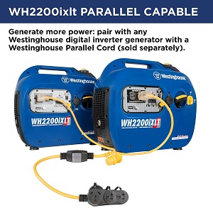 Westinghouse WH2200iXLT portable inverter generator.