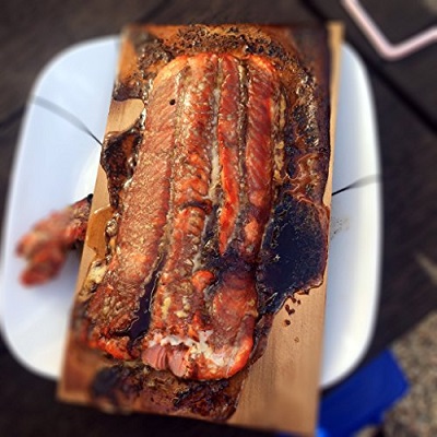 Special Gift for the Outdoors Cook, Personalized Reusable Grilling Planks ( Cedar, Alder, Pecan, Hickory ).
