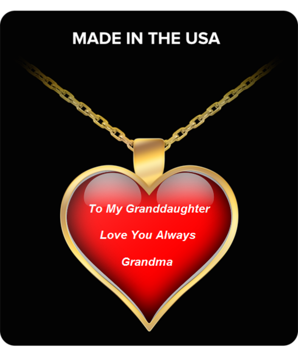 From Grandma - To My Sweet Granddaughter. A beautiful, small necklace  to give to your granddaughter to express your love for her.