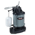 Ridgid 1/2 HP Cast Iron Submersible Sump Pump.