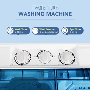 Wash your laundry clean with a small automatic portable washing machine that can be used while camping, in your apartment, camper, RV, college room and otherwise small space.