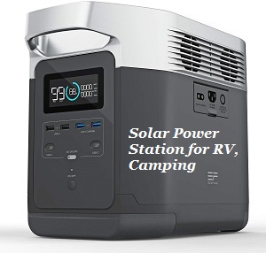 ECOFLOW Portable Power Solar Station Generator for home emergencies.